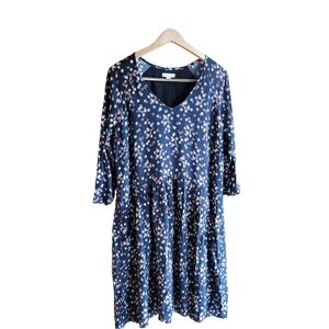 Garnet Hill Drop Waist Dress Size 14